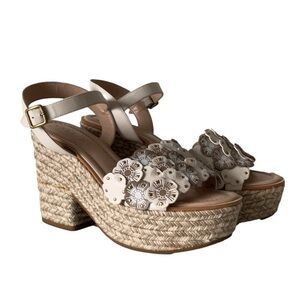 Coach Jae Heel Espadrille Sandal, size 9